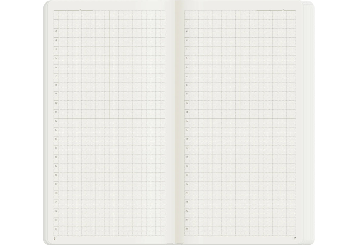 Wonderland 222 W1, 96 Pages, Tomoe River 2027 Notebook, Grid