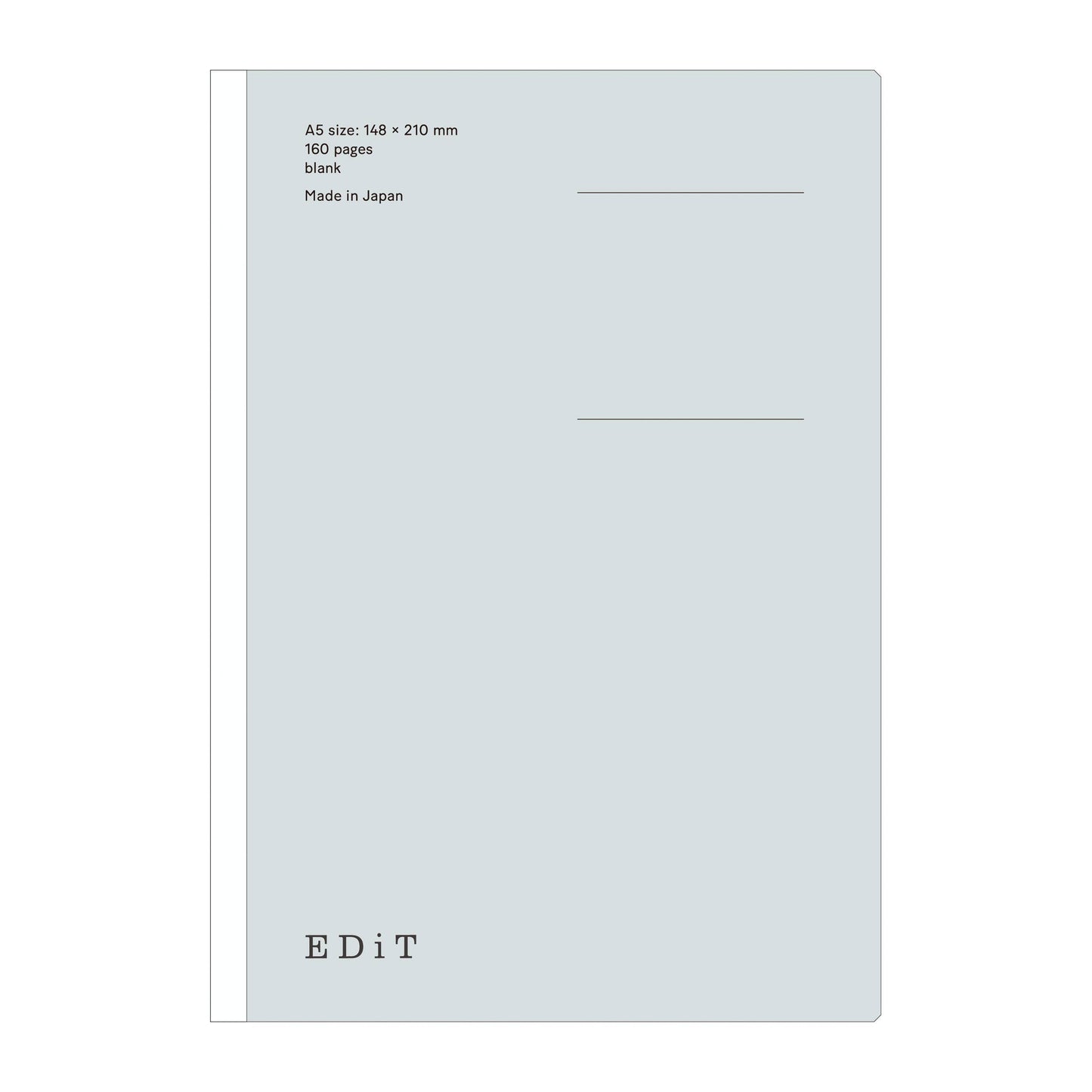 EDiT A5 Lightweight Notebook – 3 Layout (Grid, Ruled, Blank)