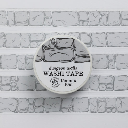 Dungeon Walls Washi Tape - Mapmaker Series