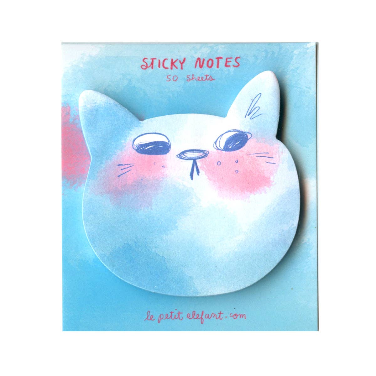 Silly Kitty Sticky Notepad