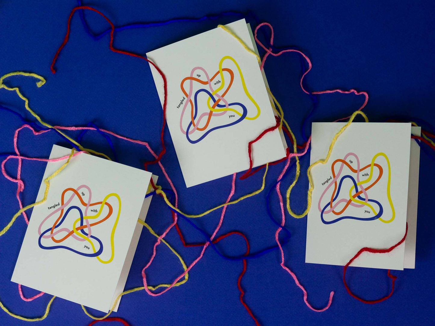 Tangled Up With You • Abstract Love or Anniversary Card