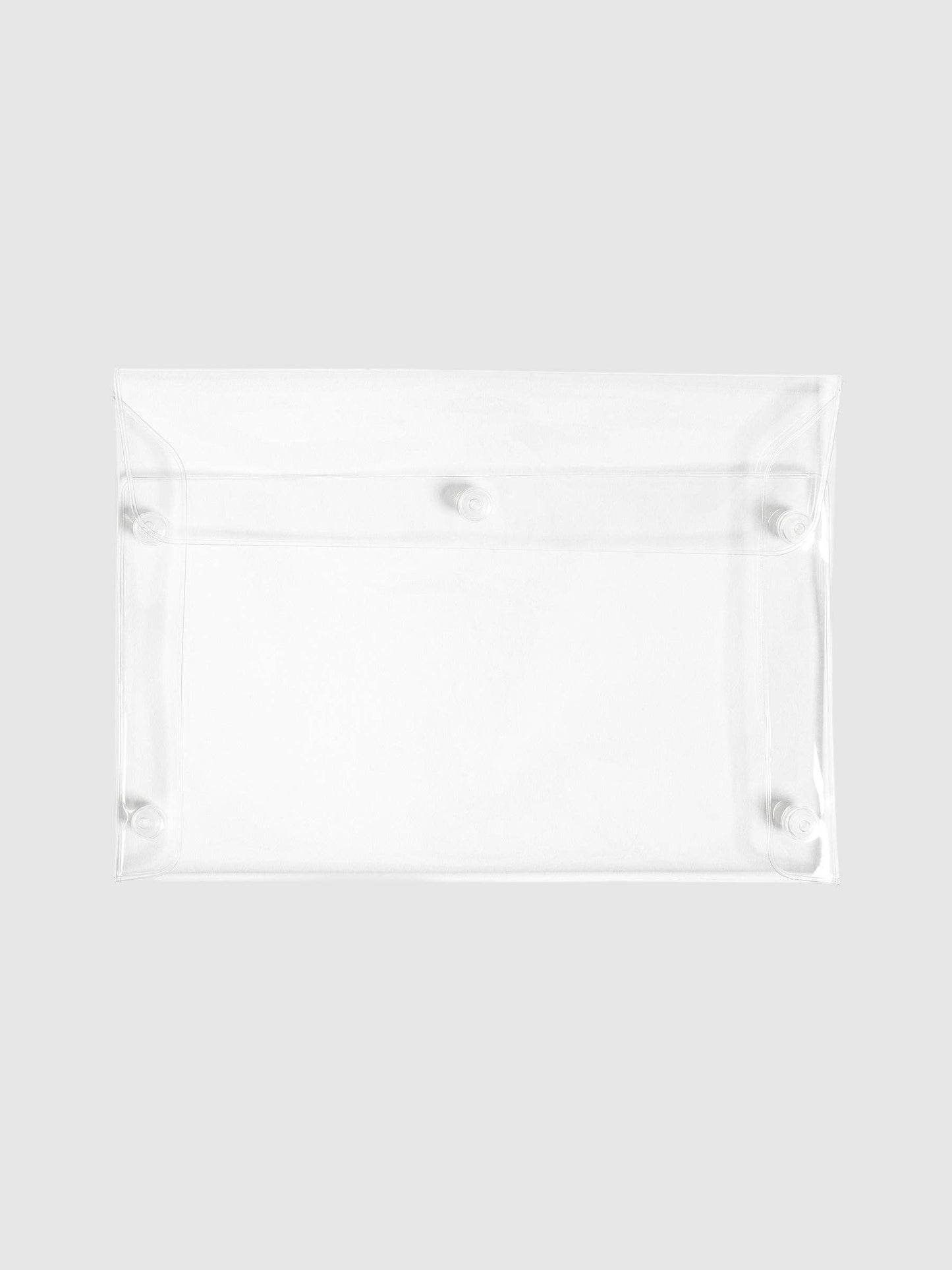 Essentials Pouch | Clear Snaps | Large
