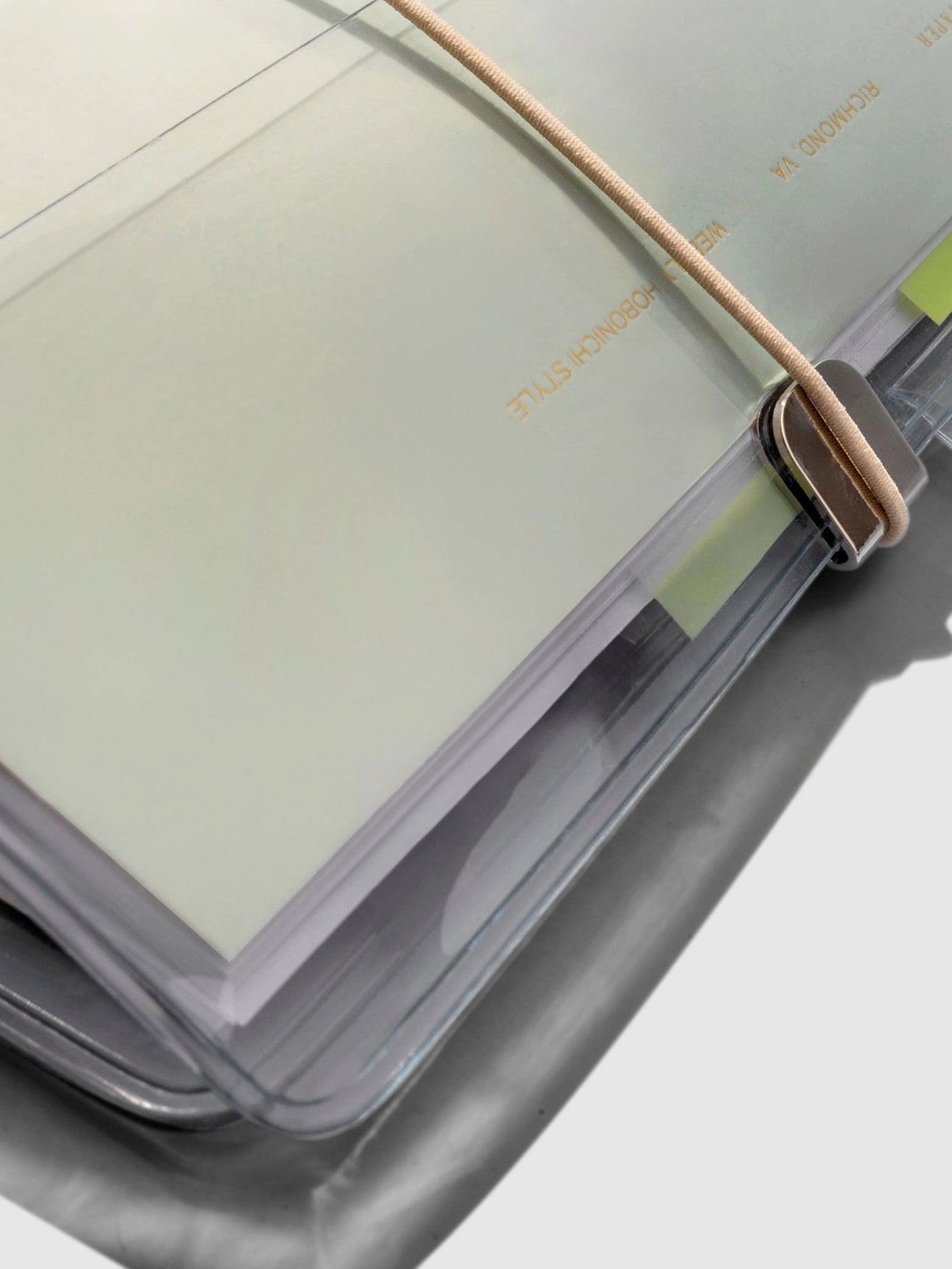 Clear Vinyl Travel Notebook Cover | Pocket Plus