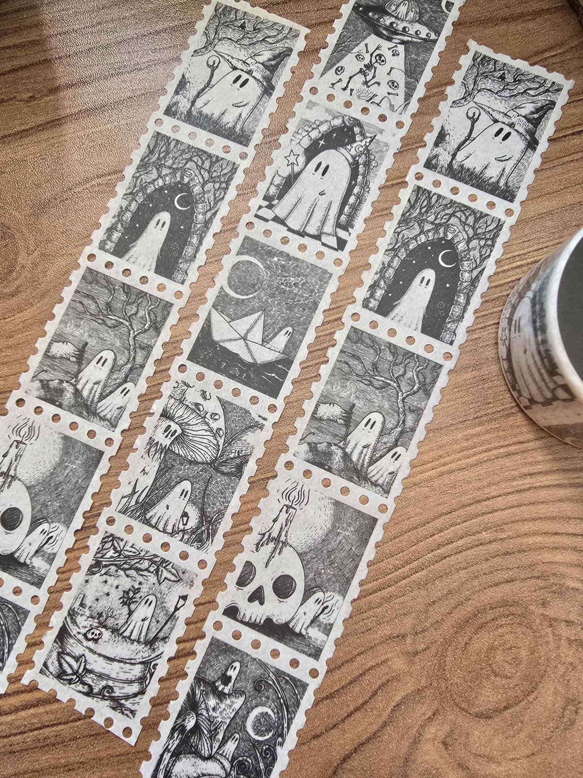 Ghosties Galore Stamp Washi Tape