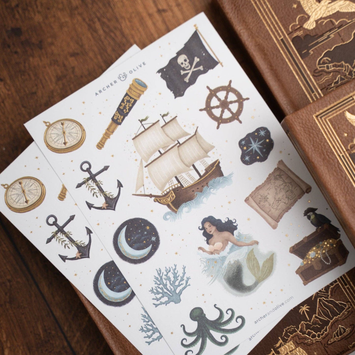 Stickers: Treasure Map