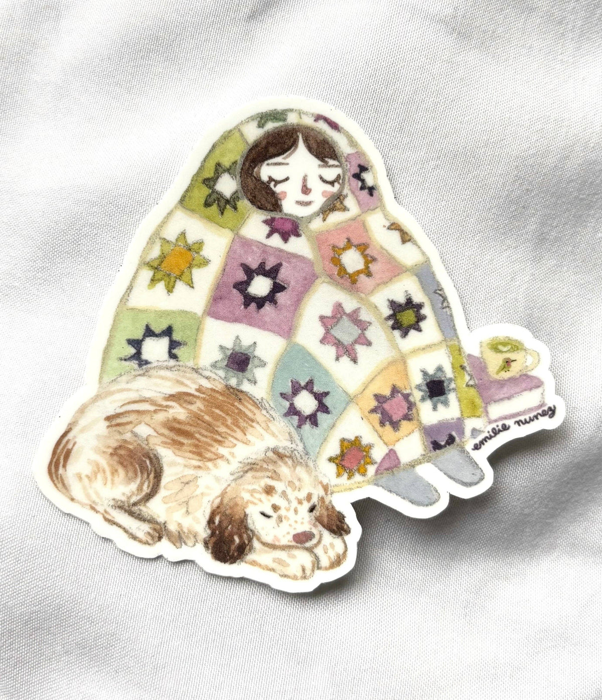Cozy Gal Sticker