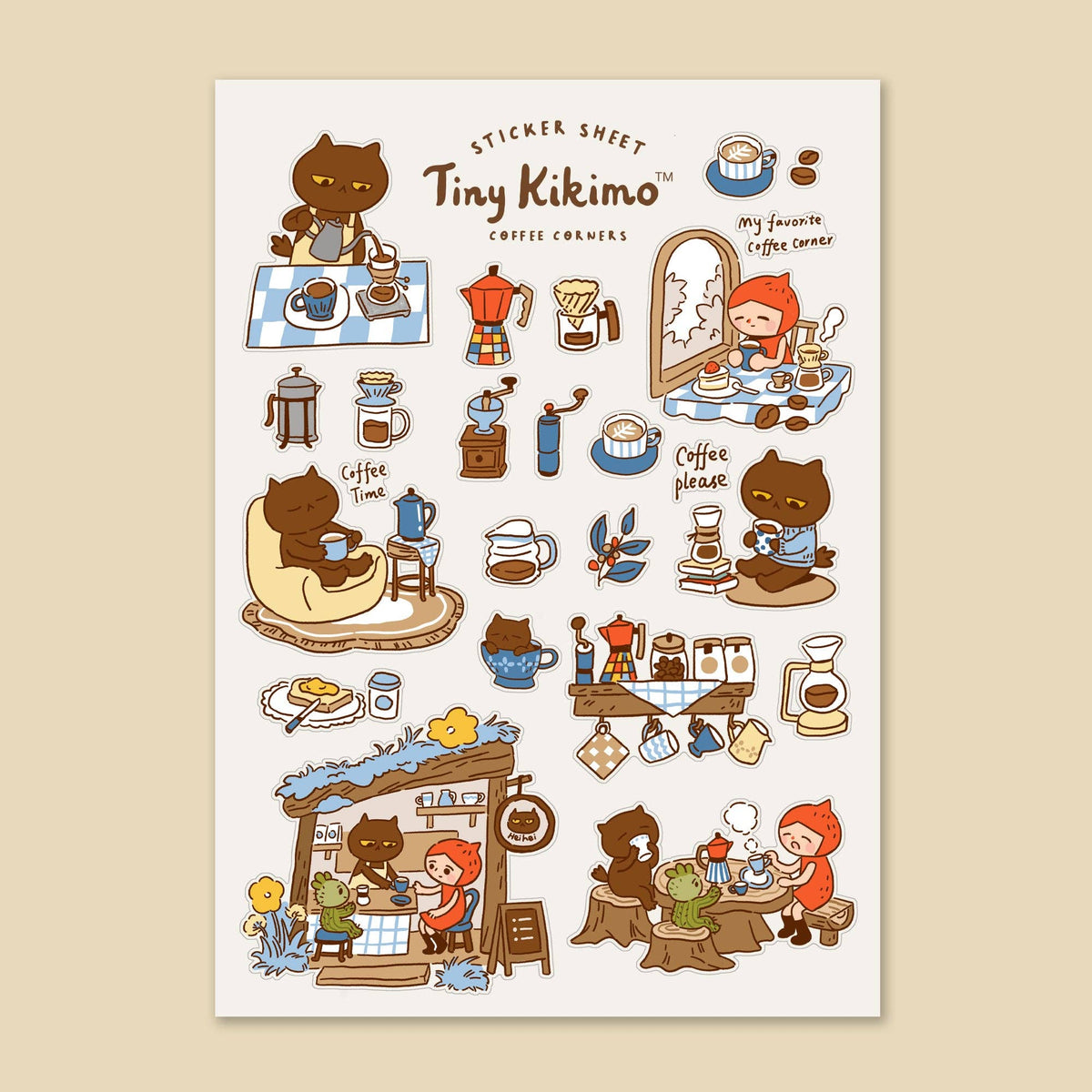 Coffee Corners - Sticker Sheet