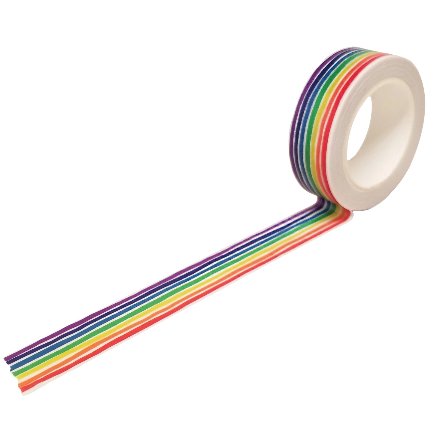 Rainbow Organic Stripes Washi Tape