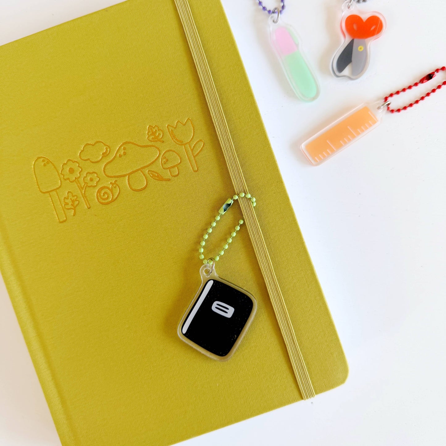 Bag + Journal Charm: Notebook