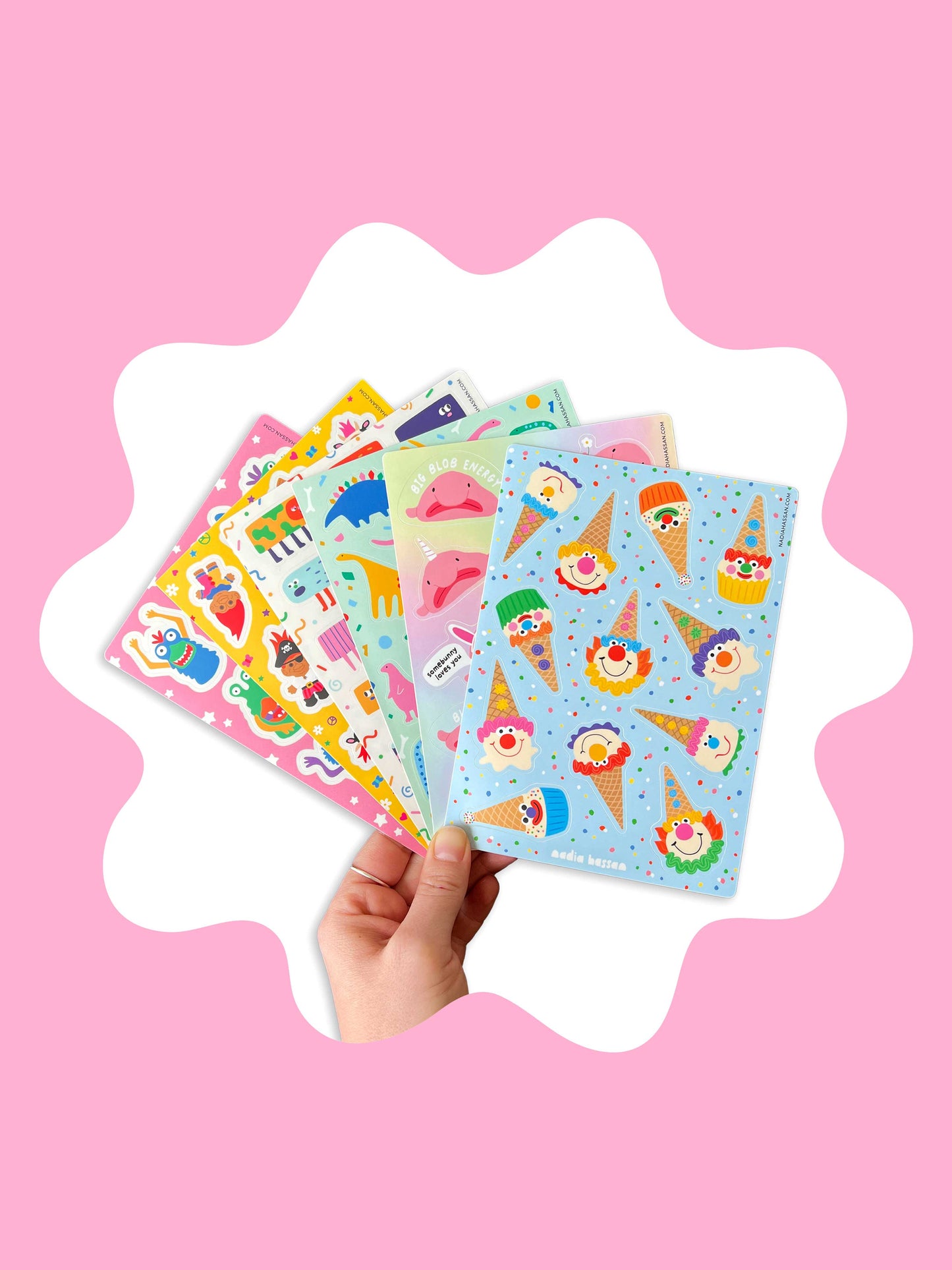 Pigeon Paradise 5x7 Sticker Sheet