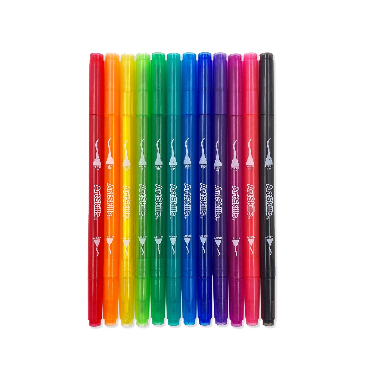Dynamic Duos Dual-Tip Markers, 12 Markers