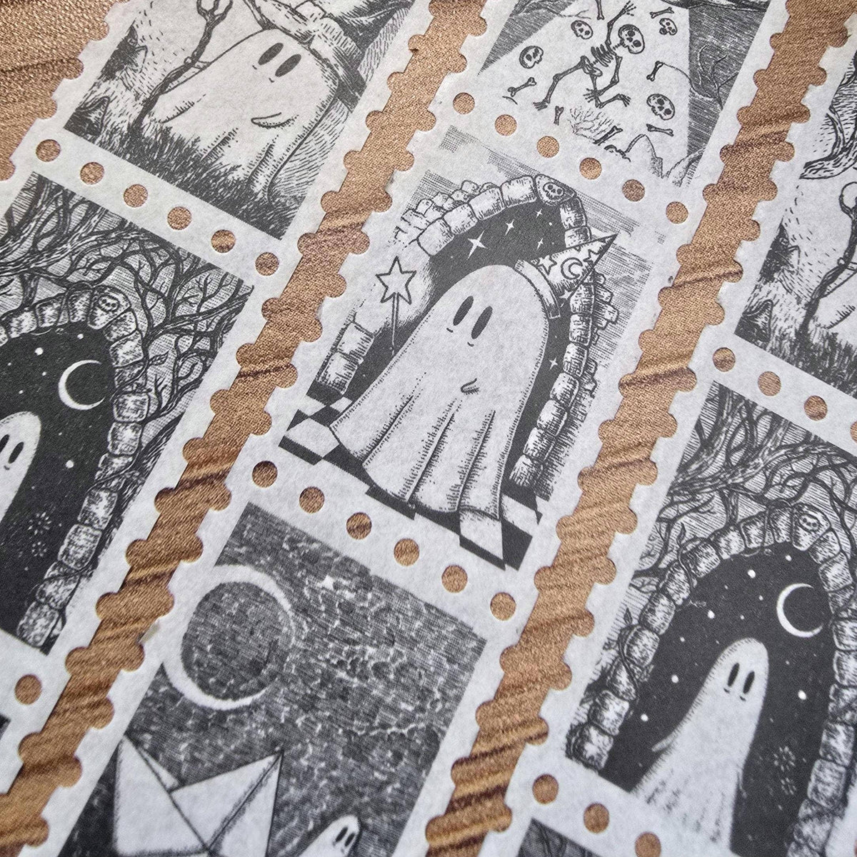 Ghosties Galore Stamp Washi Tape