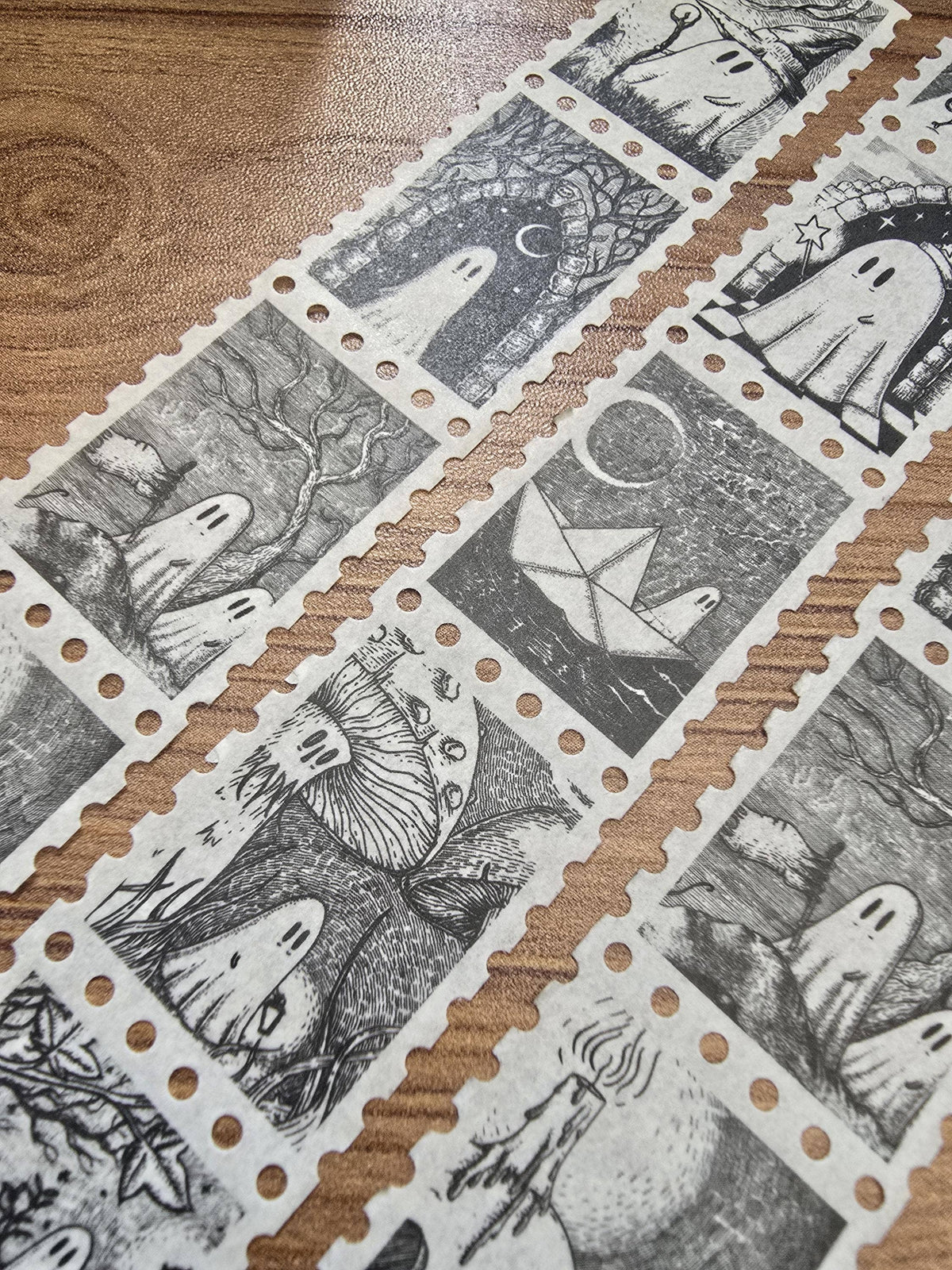 Ghosties Galore Stamp Washi Tape