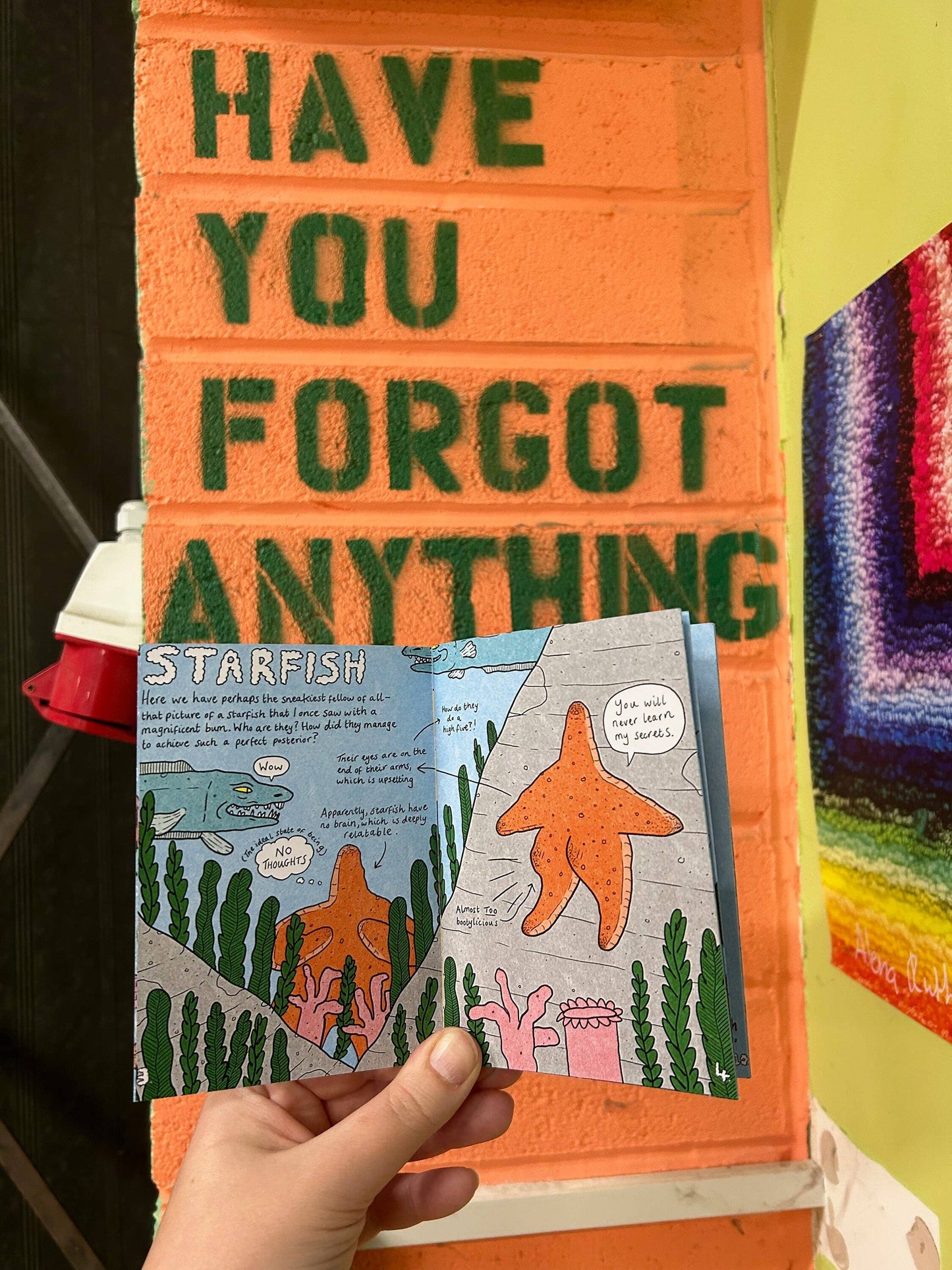 Suspicious Fish Sazzsquatch Undersea Comic Zine A6