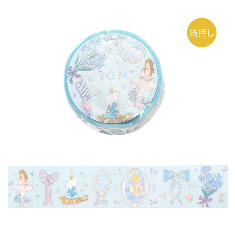 BGM Washi Tape - Ballerina Blue