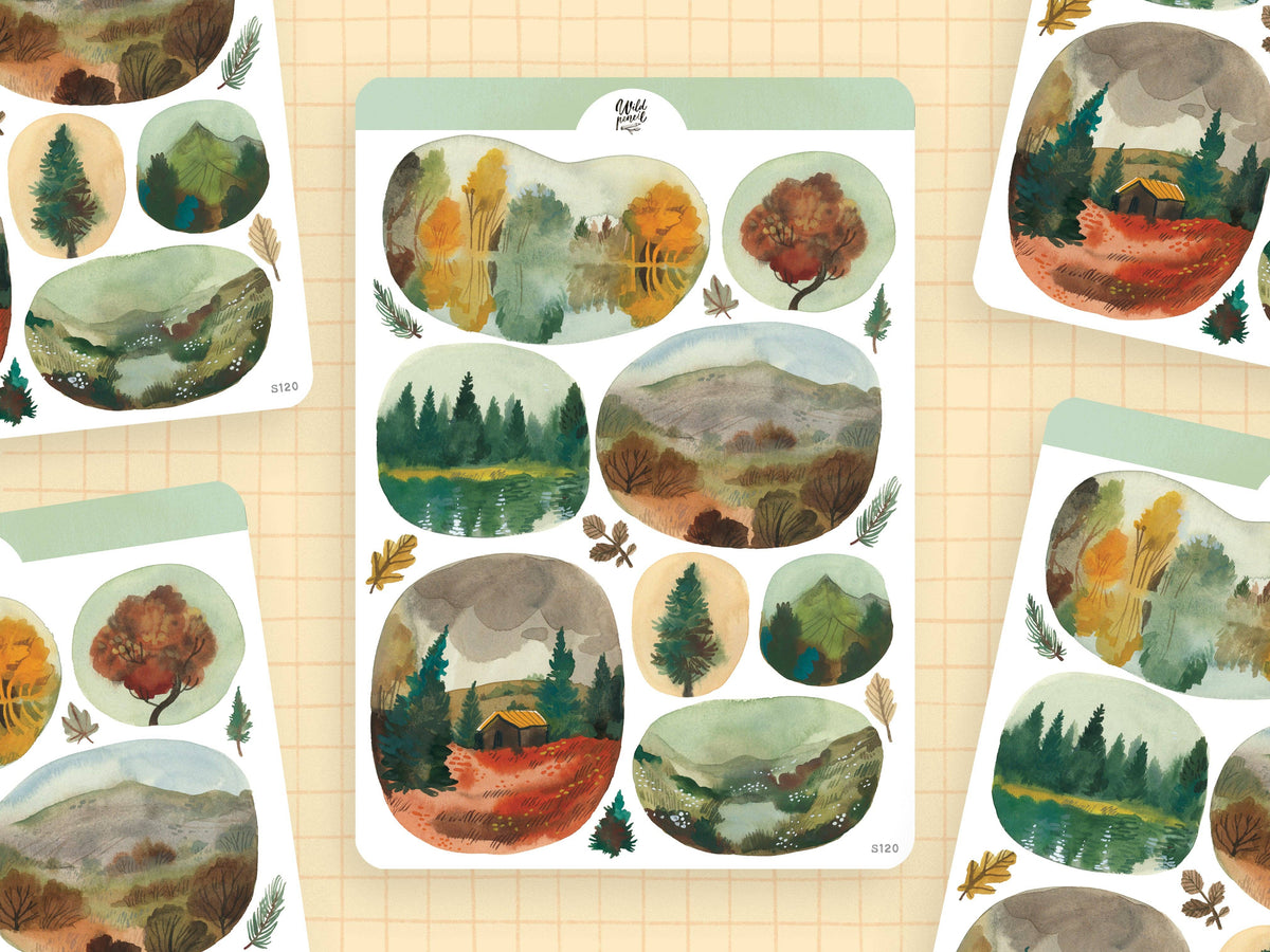 Sticker Sheet — Windows Into Autumn
