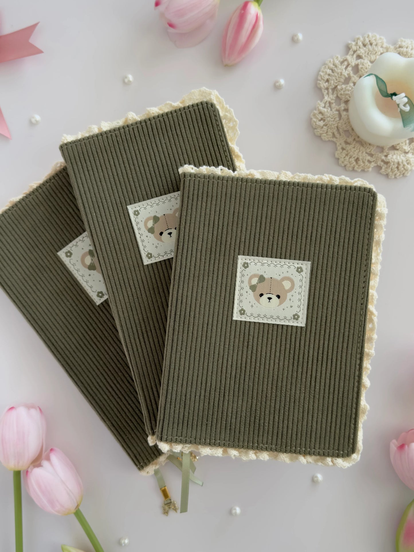 160 gsm | A5 | Bear Notebook (Dotted)