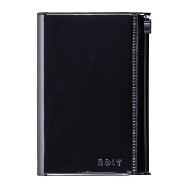 EDiT B7 Grid Notebook with PVC Cover & Zipper Pocket