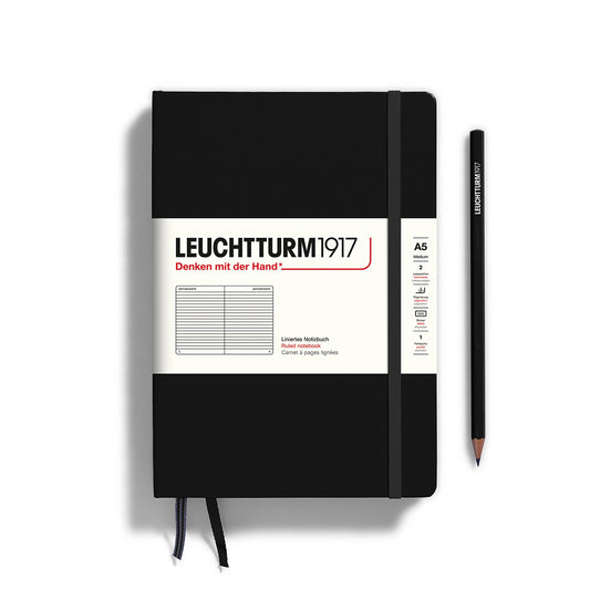 A5 Notebook Hardcover Medium - Black