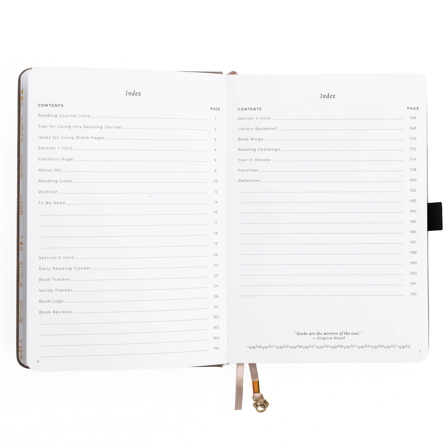 Vintage Library in Lilac: Reading Journal (A5 Size)