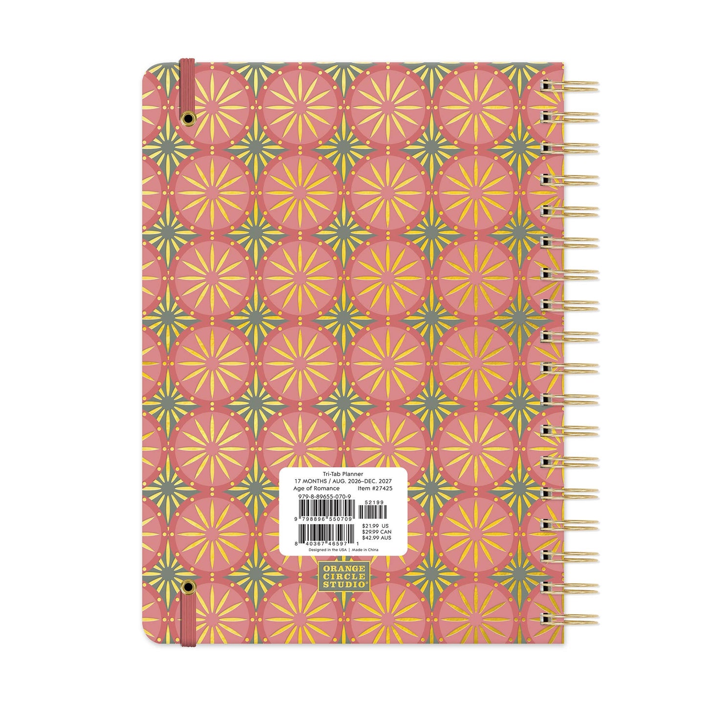 2027 Age of Romance Tri-Tab Planner