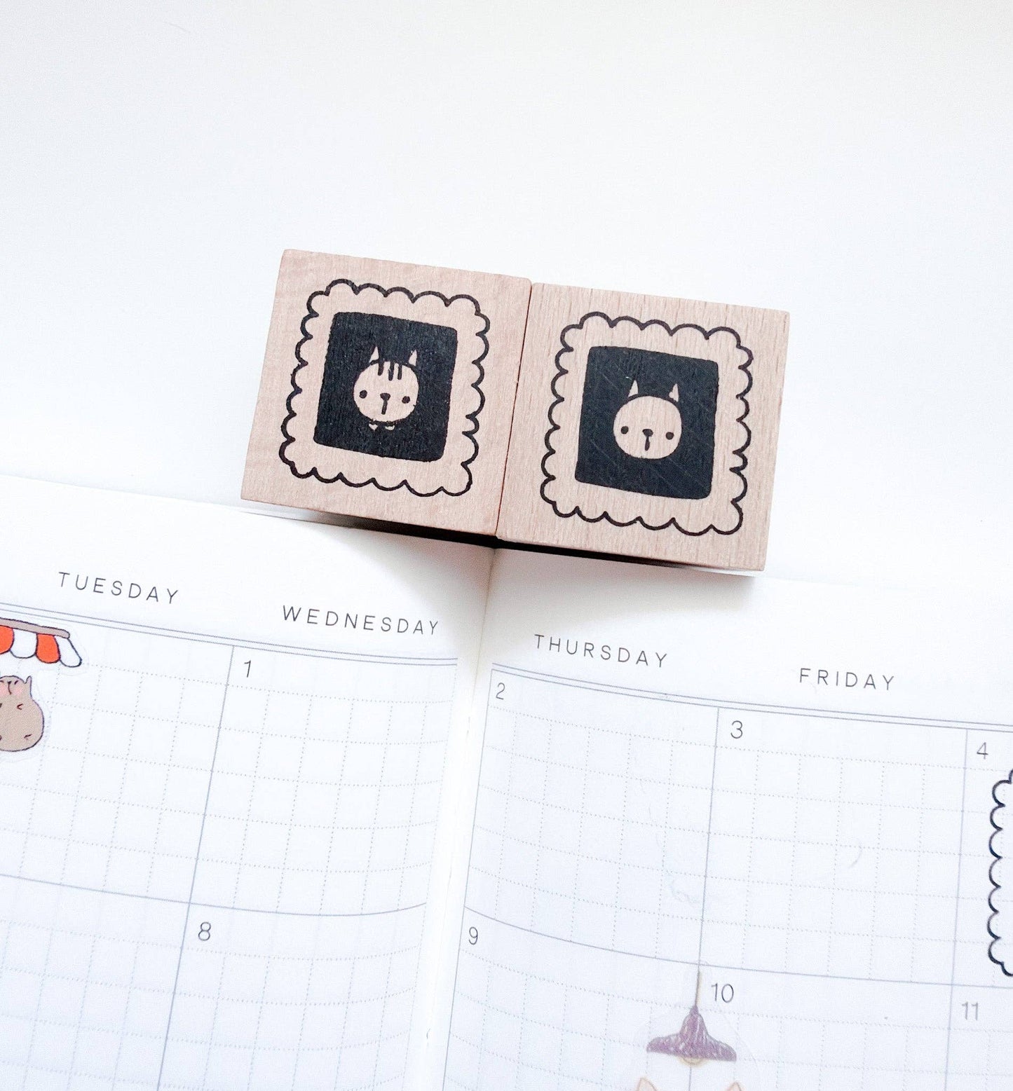 Kuboandlucy x Dana ate Oatmeal | Kubo and Lucy Wooden Rubber Stamp