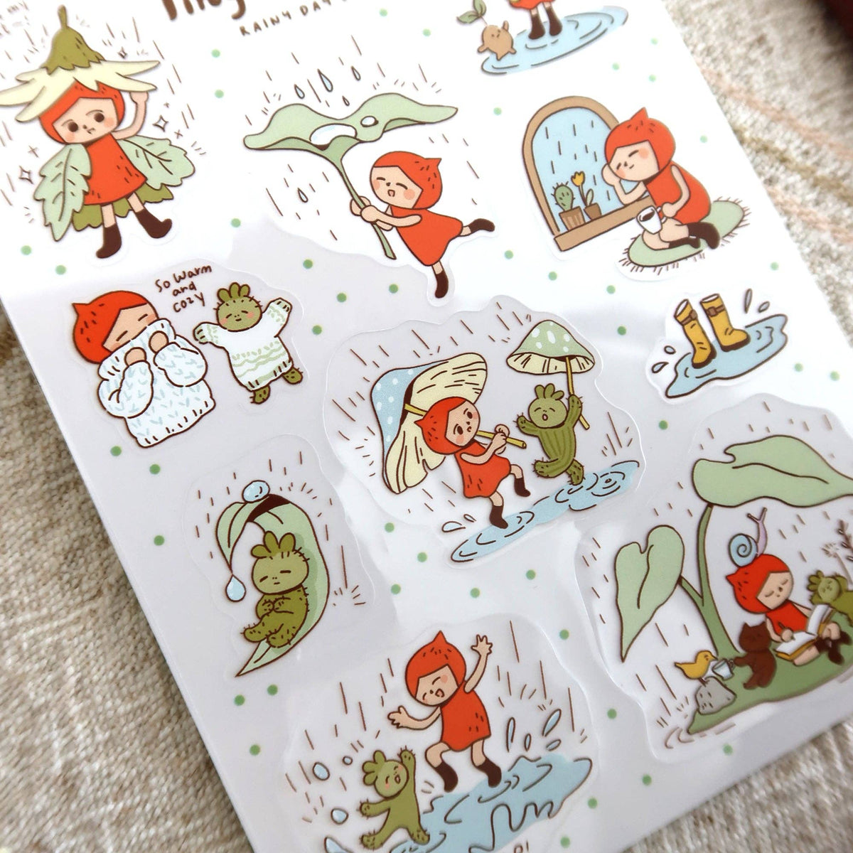 Rainy Day Joys - Sticker Sheet