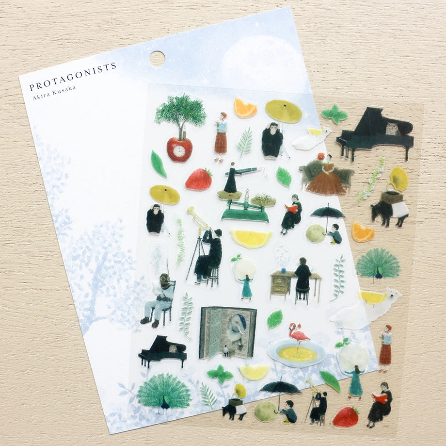 Akira Kusaka - Protagonist 1 Sticker Sheet