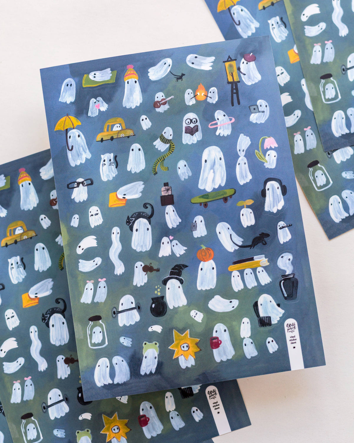 Vinyl sticker sheet — Ghosts