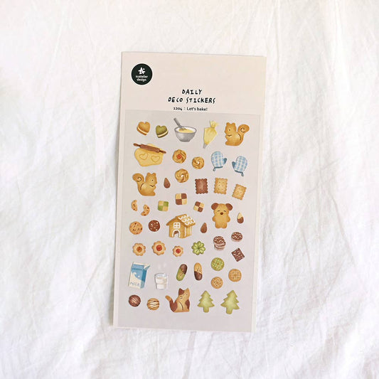 Suatelier-1204 Let's Bake! Sticker Sheet