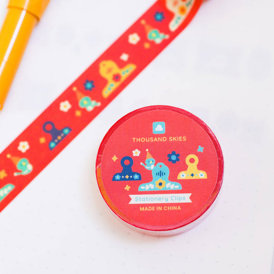 Washi Tape - Stationery Clips