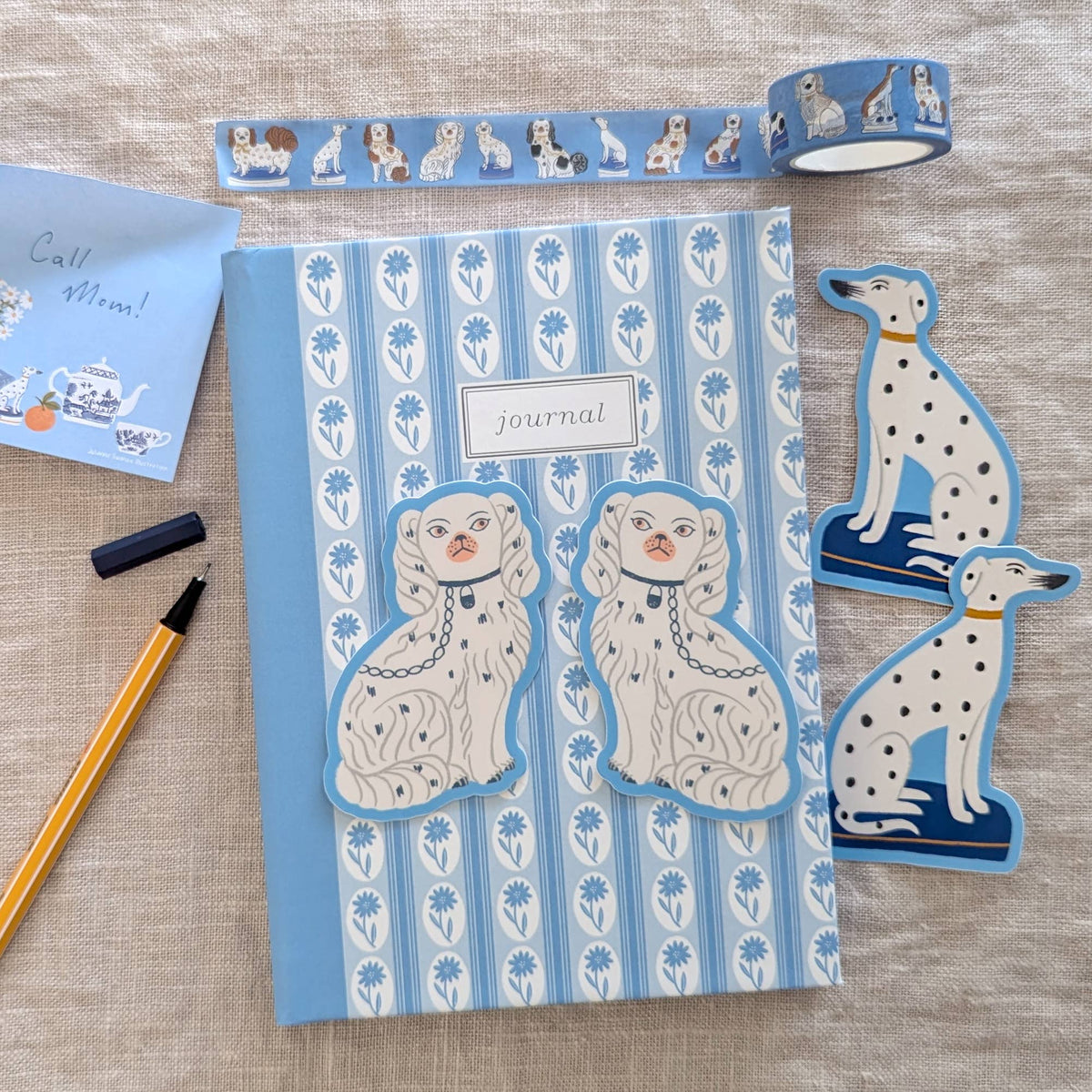 Staffordshire Dogs  Washi Tape 19mm