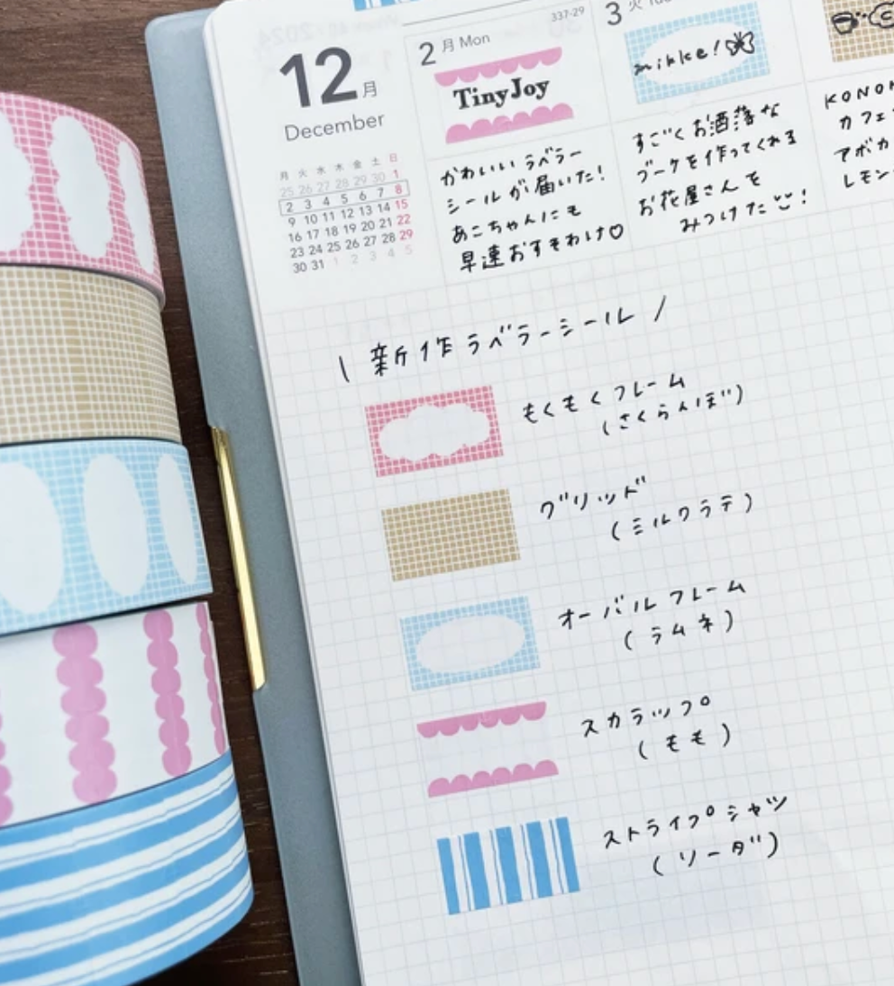 Cherry Writing Frames Sticker Roll