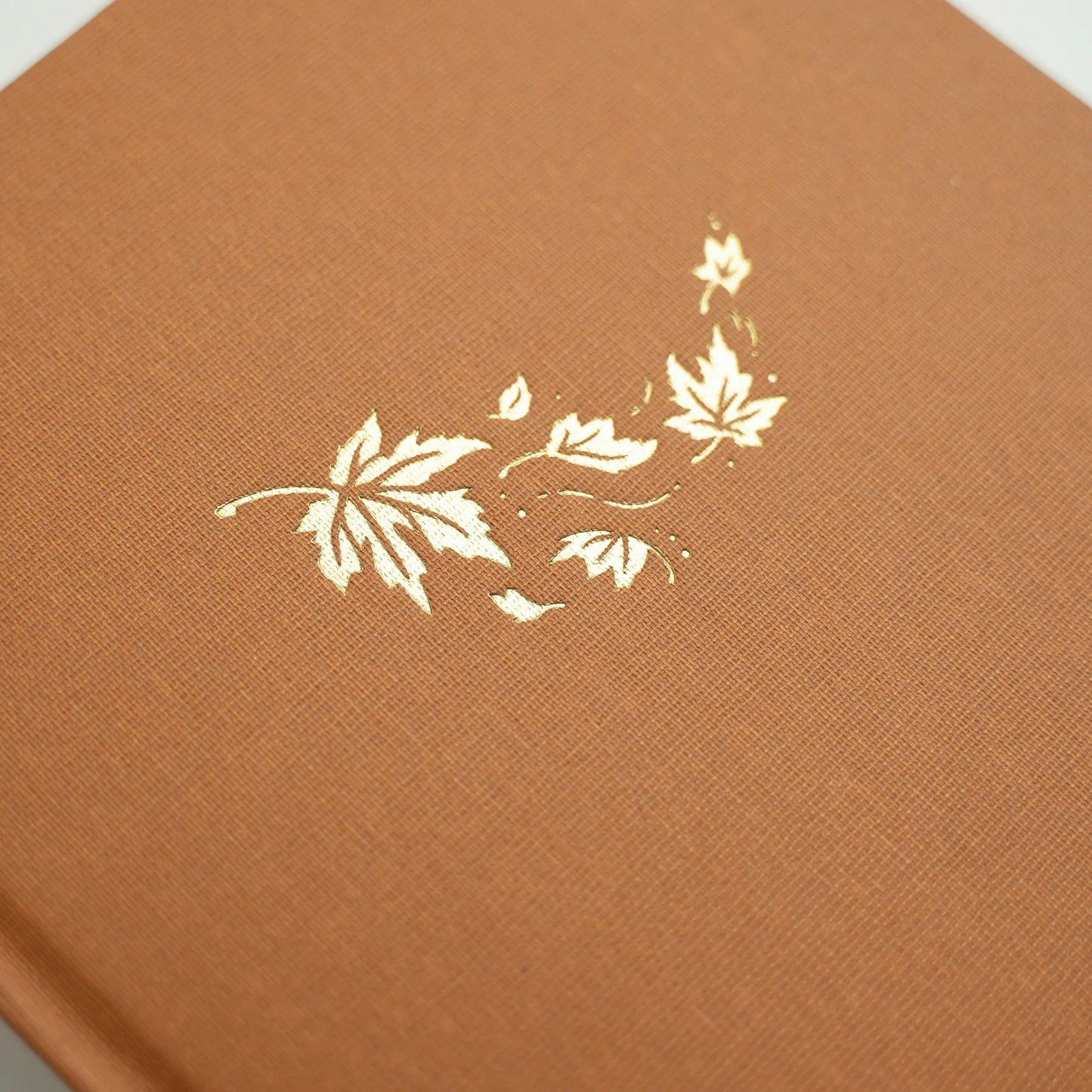 Swirling Leaves Notebook: Dot Grid A5 Size