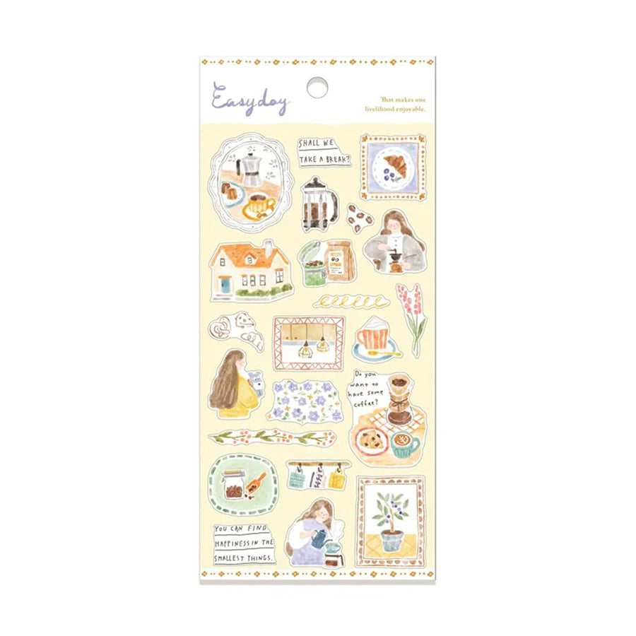 Easy Day - Coffee Stickers