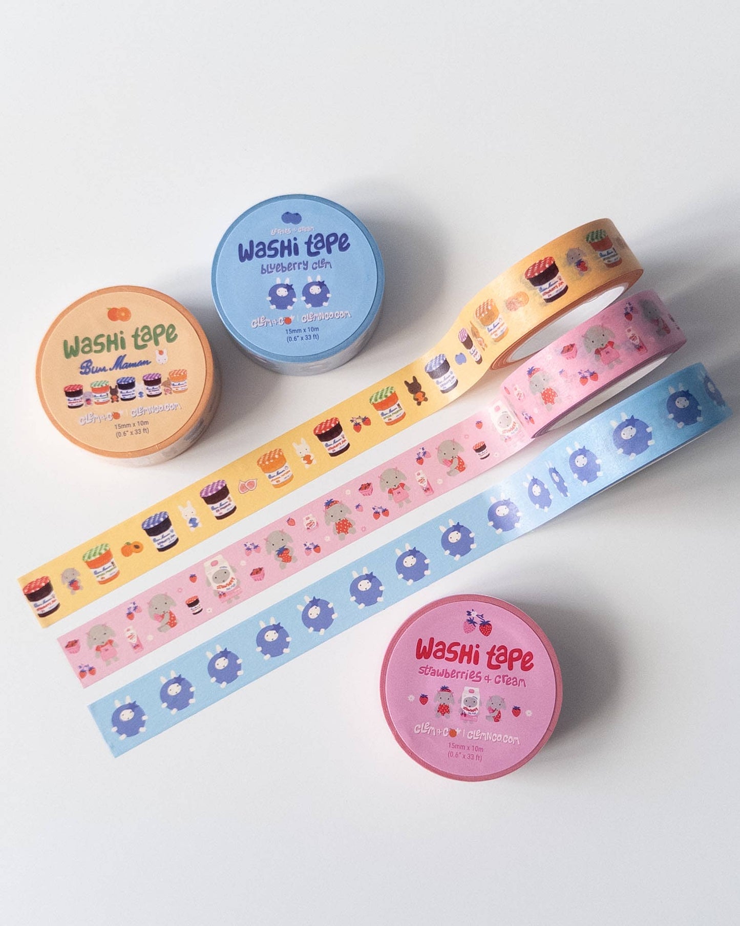 "Bun Maman" Bunnies & Jam Washi Tape
