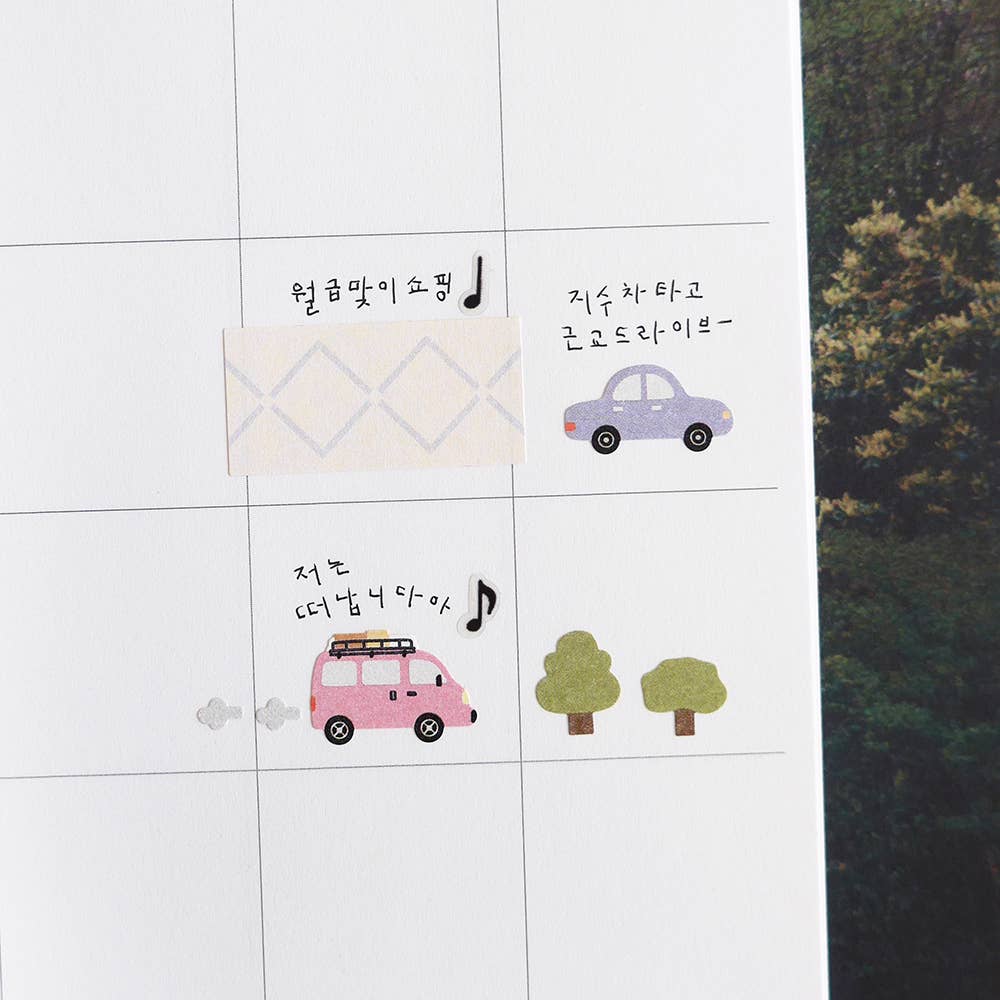 Suatelier-1166: Cars Sticker Sheet