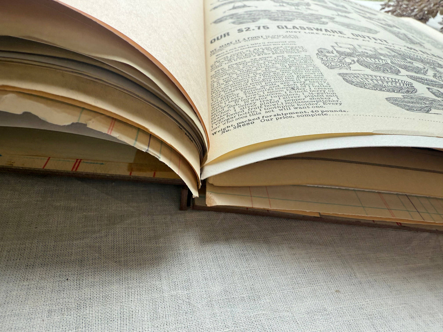Vintage Mixed Media Journal- 9x12 inches