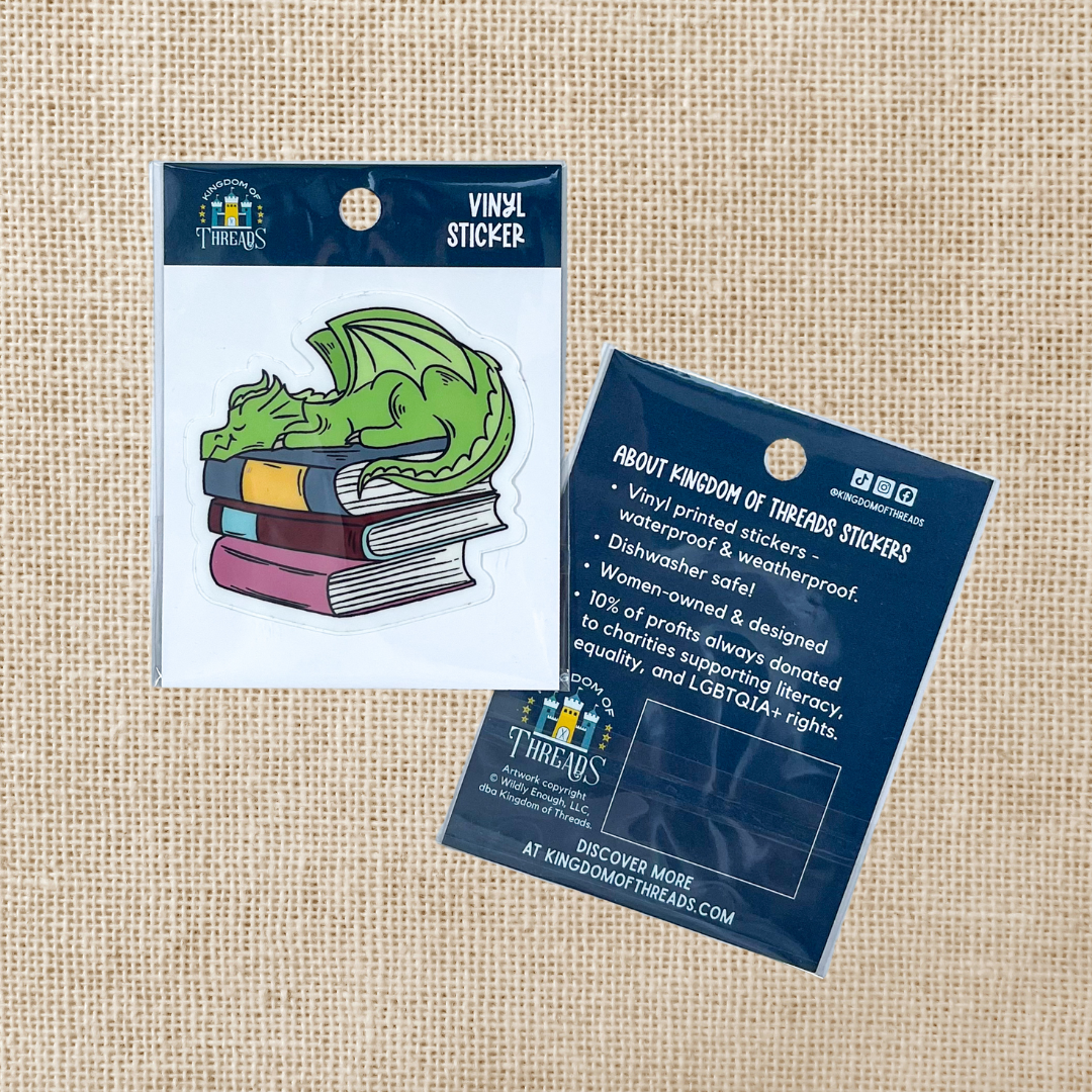 Lore Reading By Moonlight Sticker | Lore of the Wilds