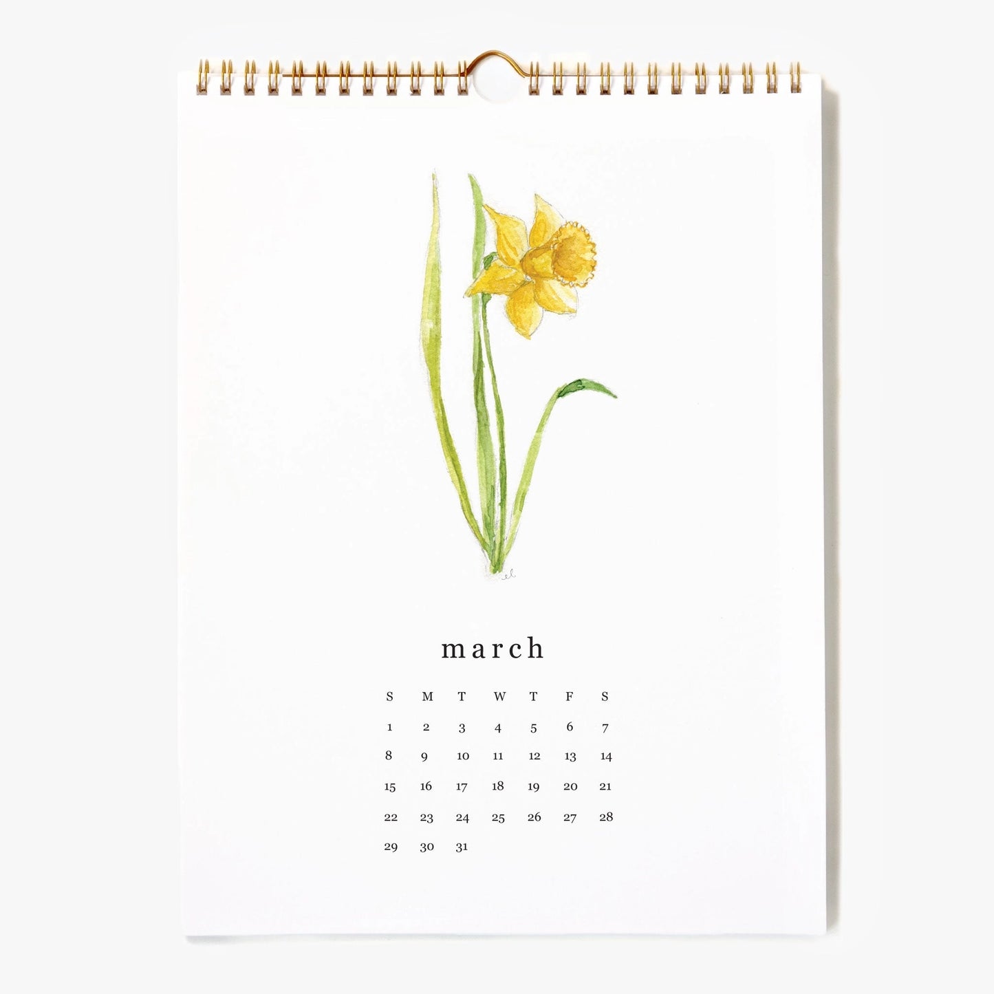2026 Flower Stems Calendar