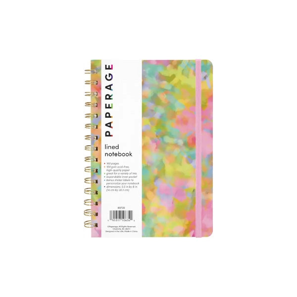 Whimsical Garden Hardcover Spiral Lined Journal Notebook