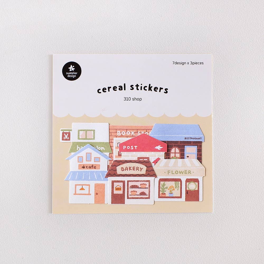 Suatelier 310-Shop Cereal Stickers