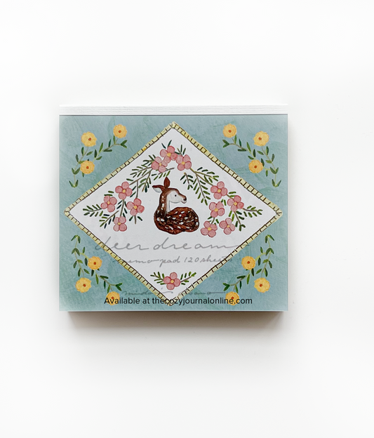 Deer Dream Square Memo Pad