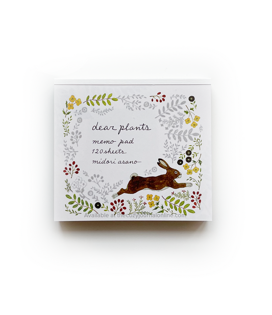 Dear Plants Square Memo Pad