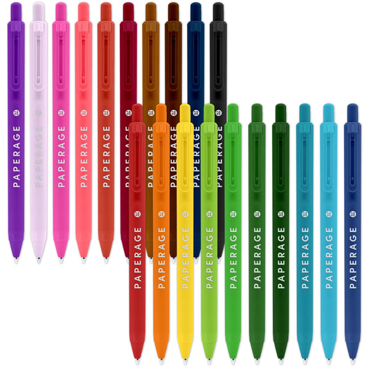 20 Pack Retractable Gel Pens
