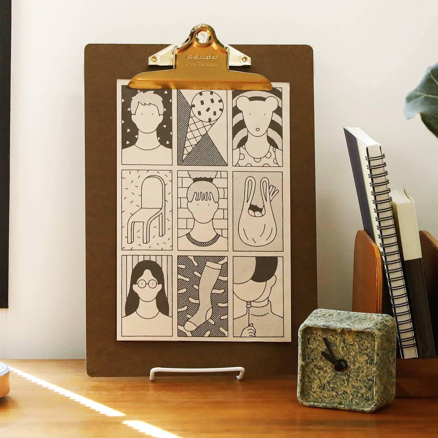 Penco - Old School Clipboard/ A4/ Gold Clip