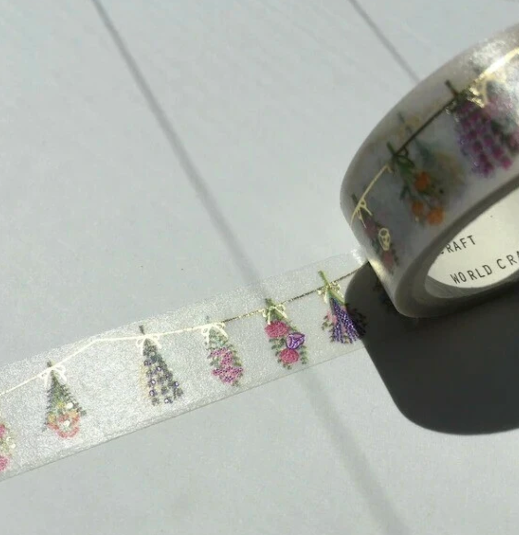 Dried Flower (Hanging) Washi Tape