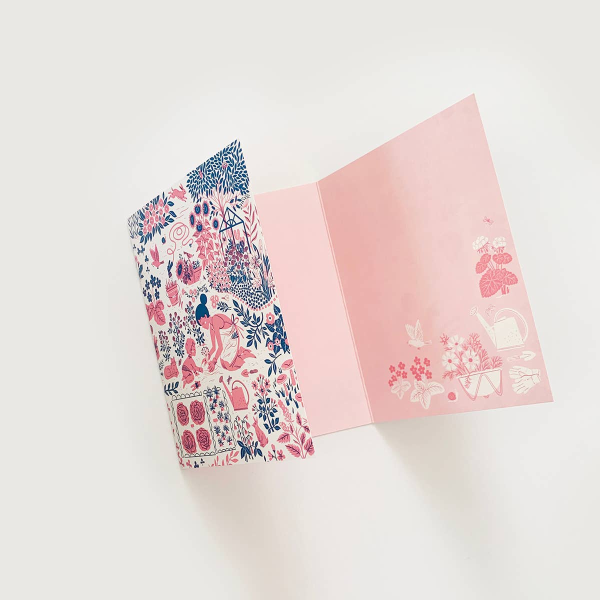 GARDENERS / tri fold greeting card