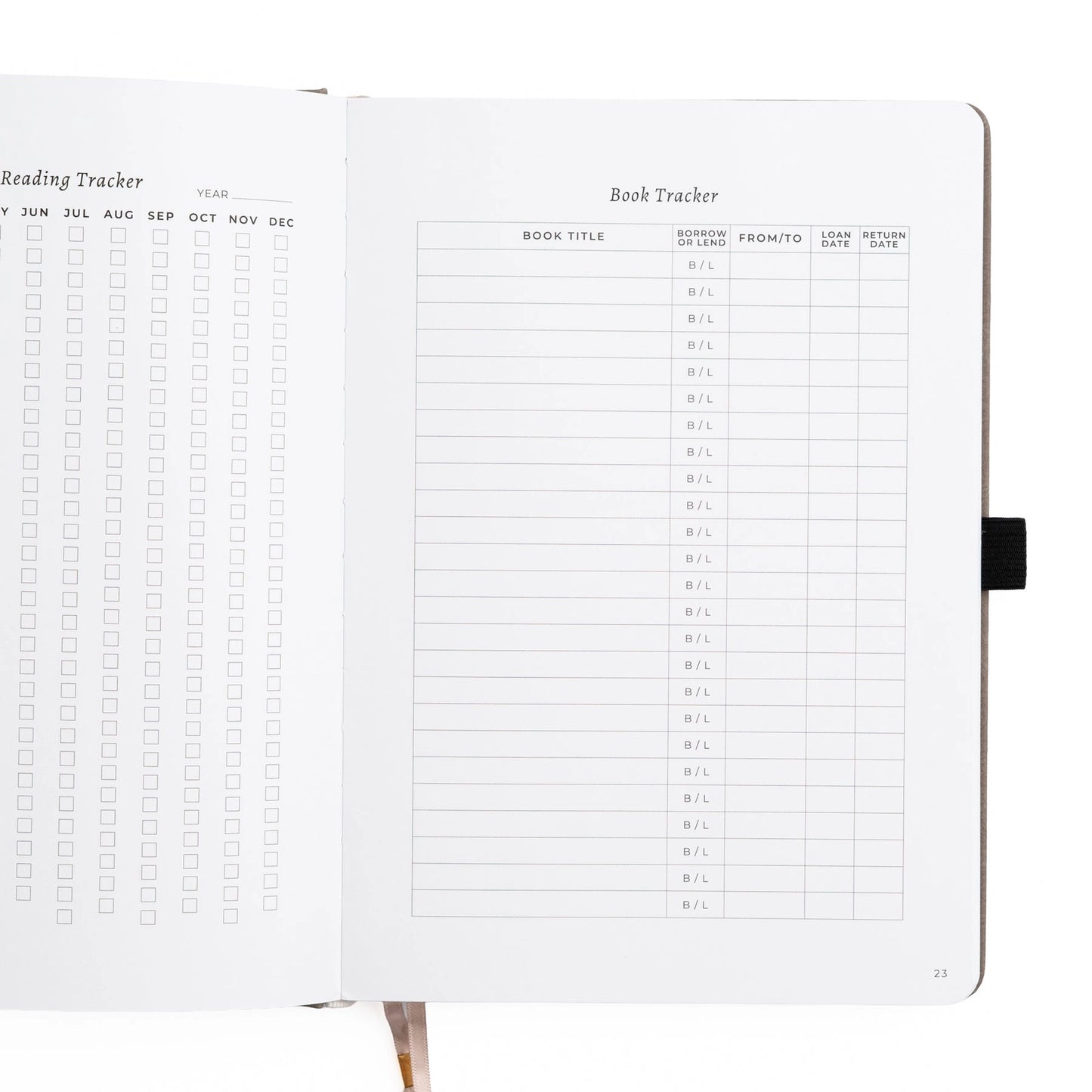 Vintage Library in Lilac: Reading Journal (A5 Size)