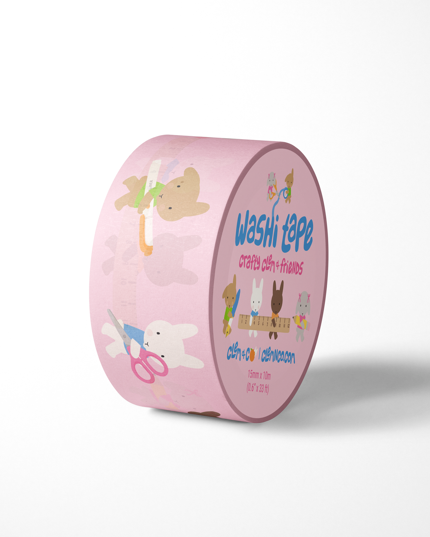 Crafty Clem & Friends Washi Tape